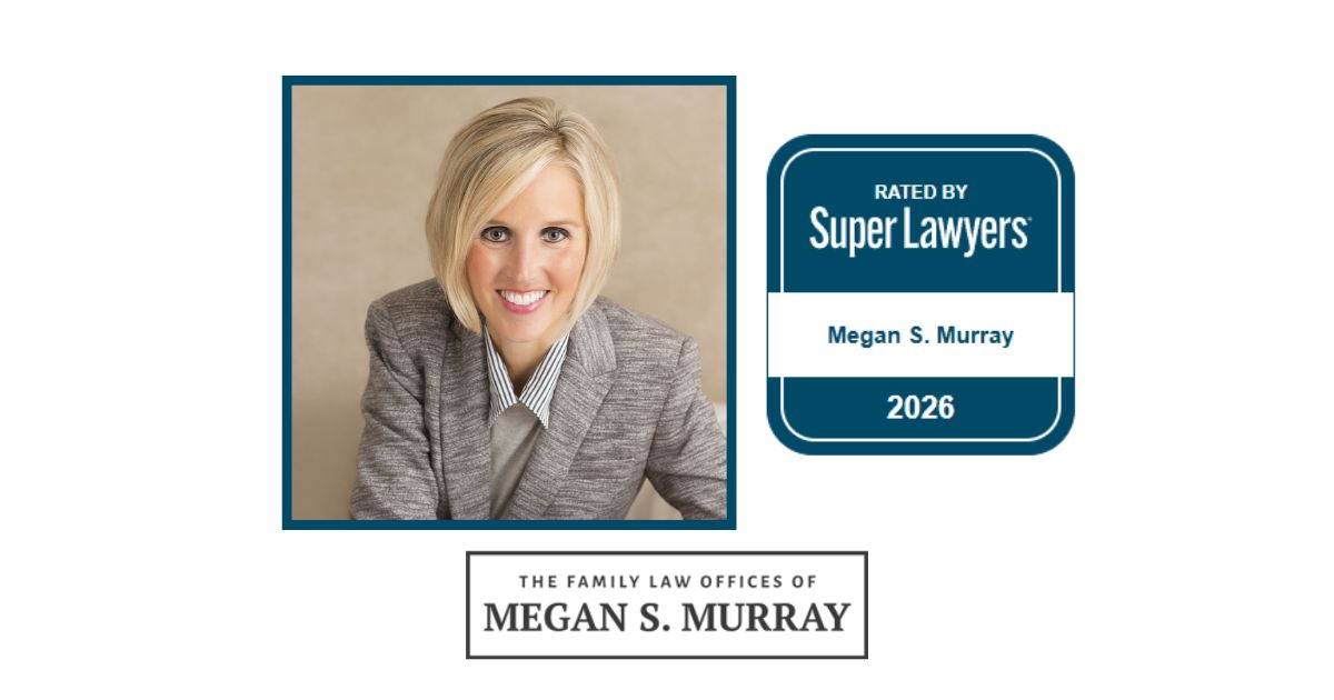 Image of Megan with her Super Lawyers badge